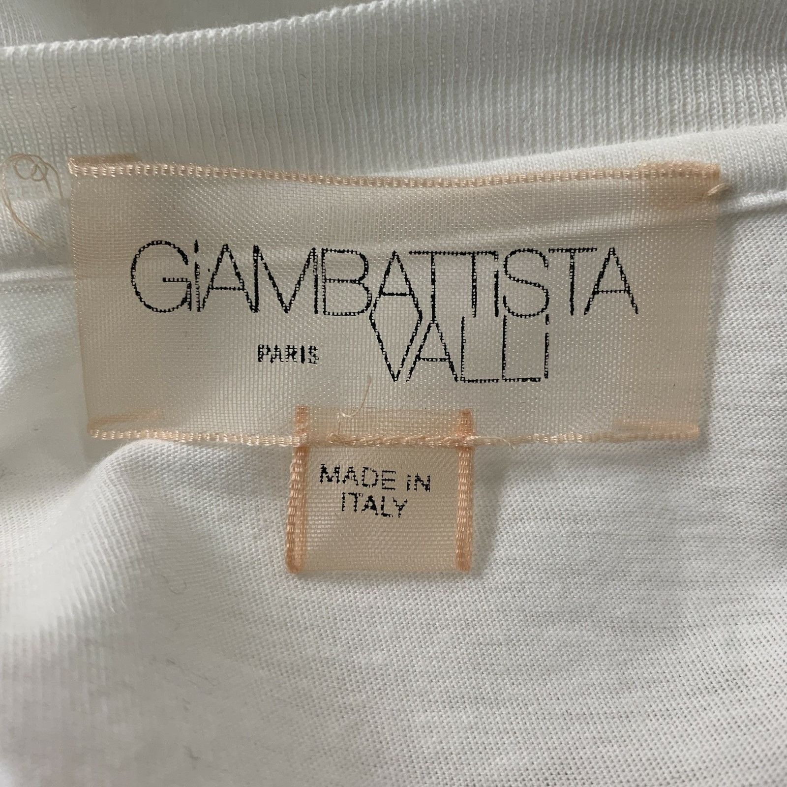 Giambattista Valli GIAMBATTISTA VALLI White Cotton Short Sleeve T-shirt Dress Size M / US 6-8 / IT 42-44 - 4 Thumbnail