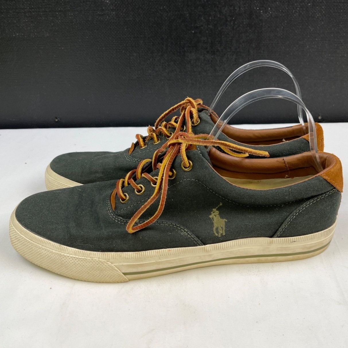 Polo Ralph Lauren Polo Ralph Lauren Vaughn Men's Green Shoes/Sneakers Sz 10.5D Size US 10.5 / EU 43-44 - 4 Thumbnail