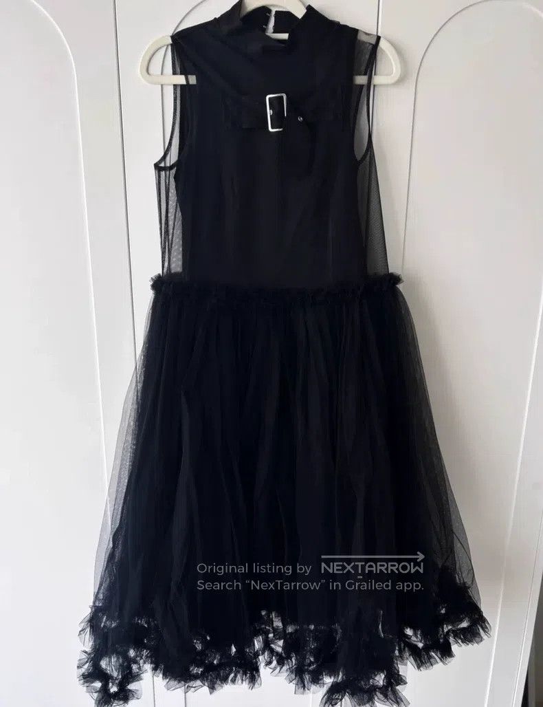 Comme des Garcons Comme Des Garcons Black Mesh Dress, Size S Size S / US 4 / IT 40 - 1 Thumbnail