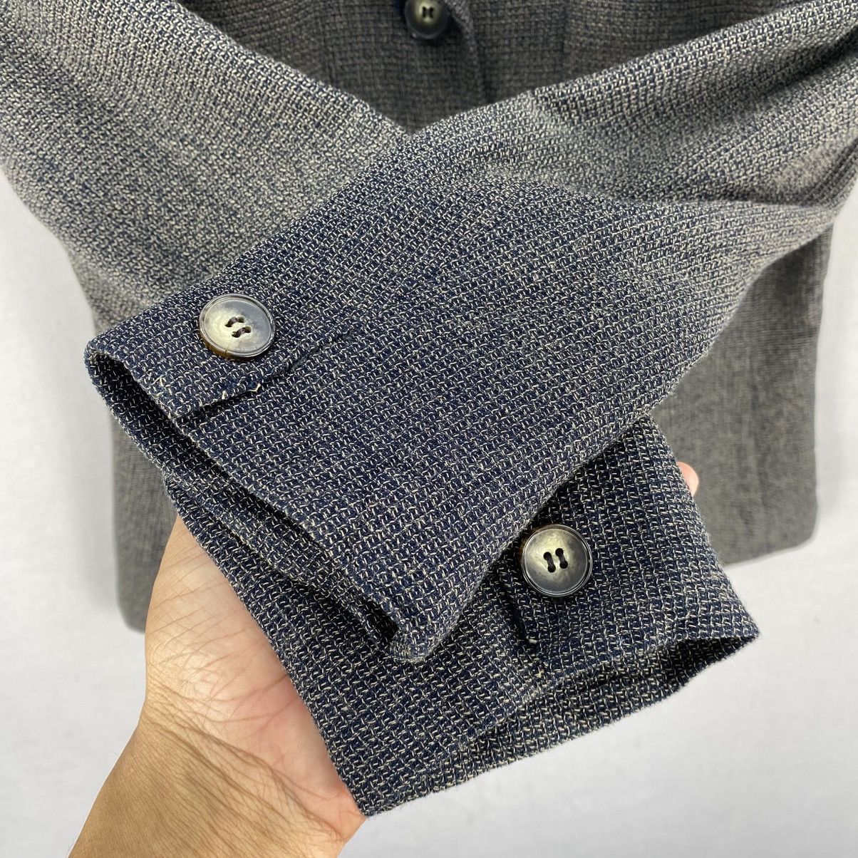 Vintage Jones New York Vintage Charcoal Formal Blazer-Boxy Fit Size XS / US 0-2 / IT 36-38 - 10 Thumbnail