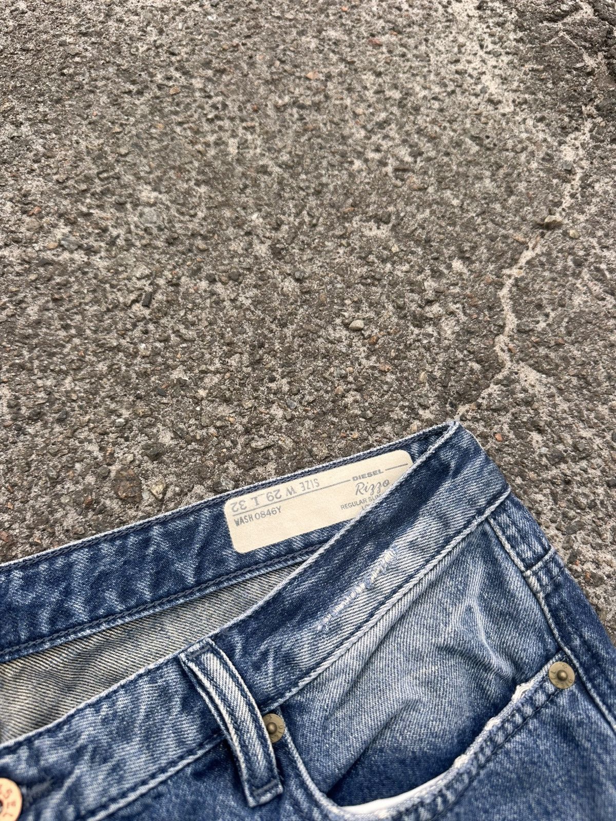Diesel Diesel Y2K Distressed Opium Avantgarde Jeans Made in Italy Size US 29 - 4 Thumbnail
