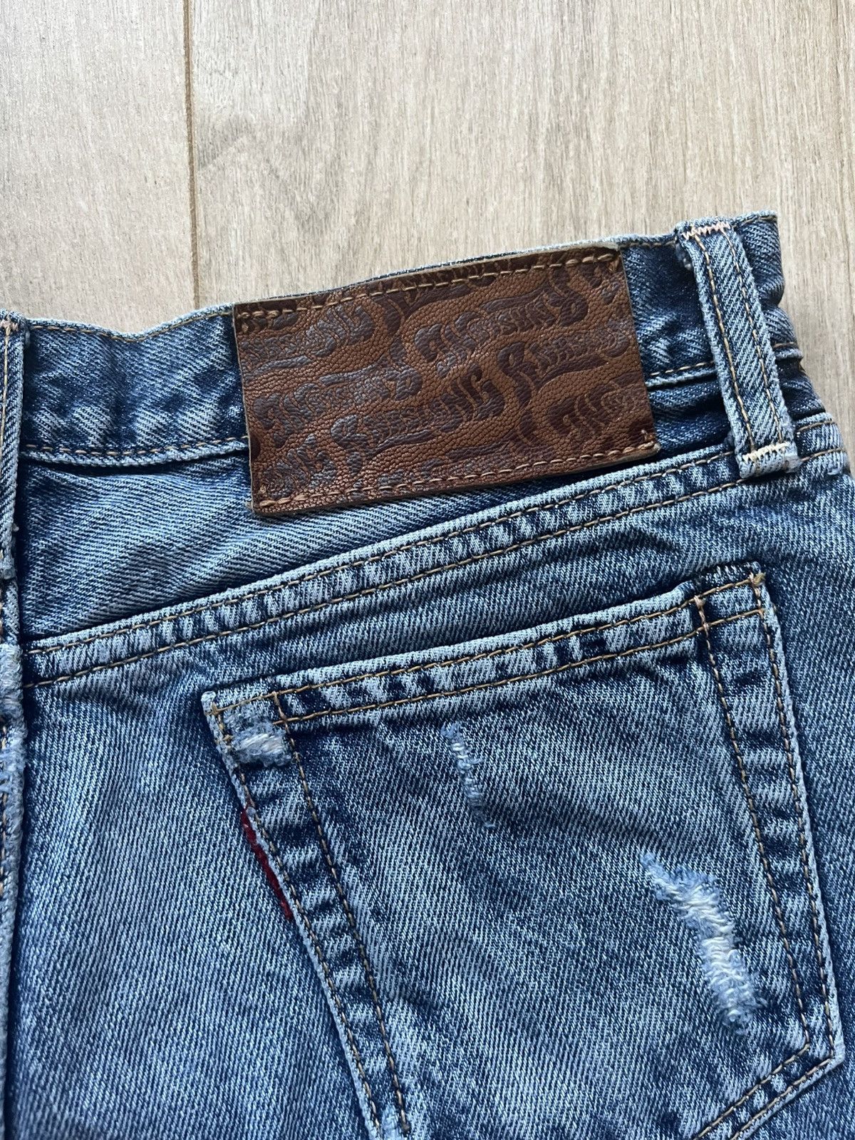 Japanese Brand Denim shorts Size US 27 - 5 Thumbnail