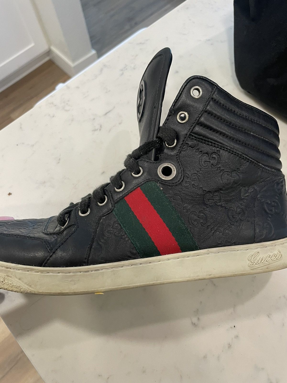 Gucci Vintage Gucci high tops Size US 8 / EU 41 - 5 Thumbnail