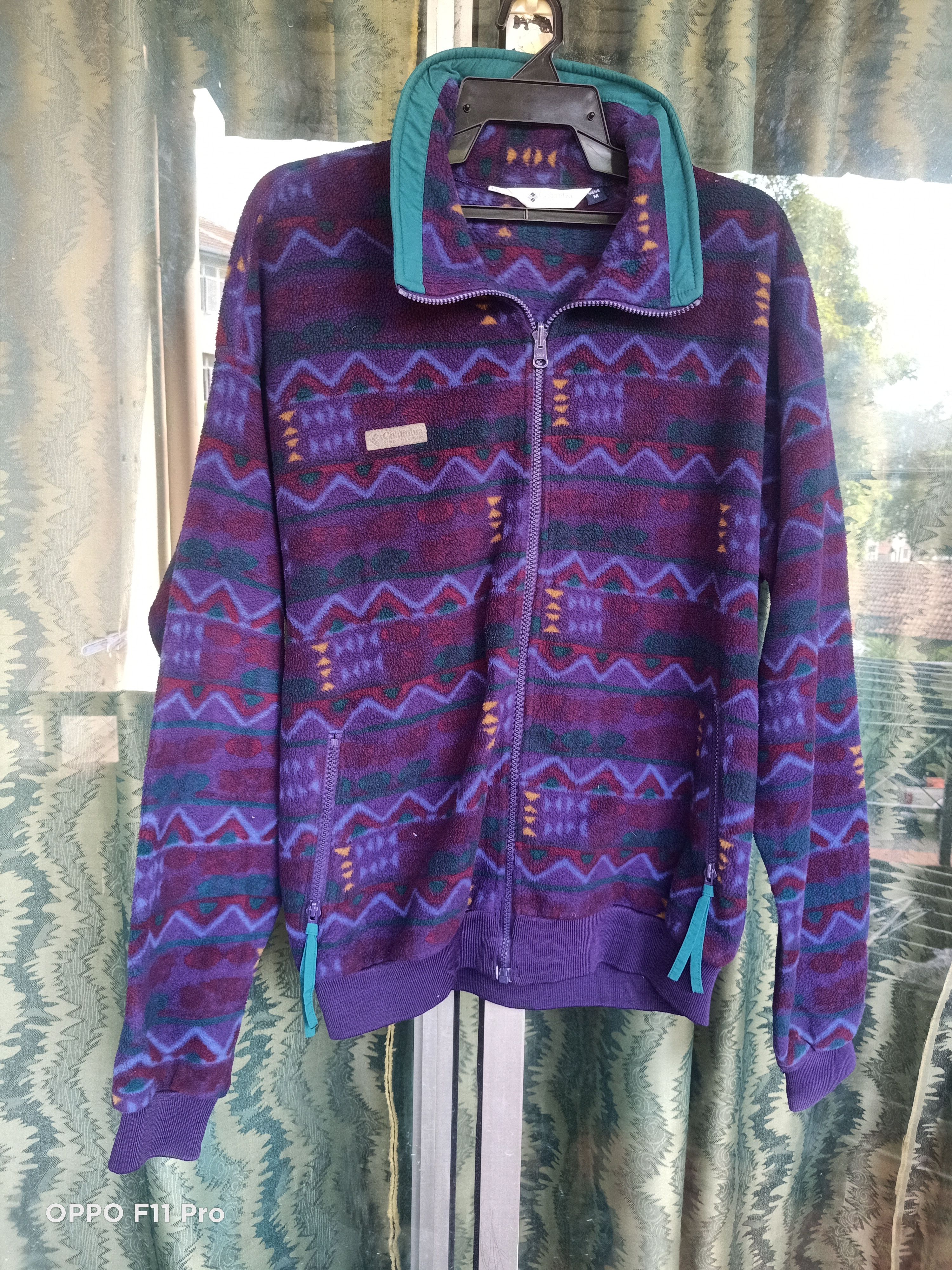Columbia Vtg 90s Columbia fleece jacket Made in USA Size US L / EU 52-54 / 3 - 3 Thumbnail