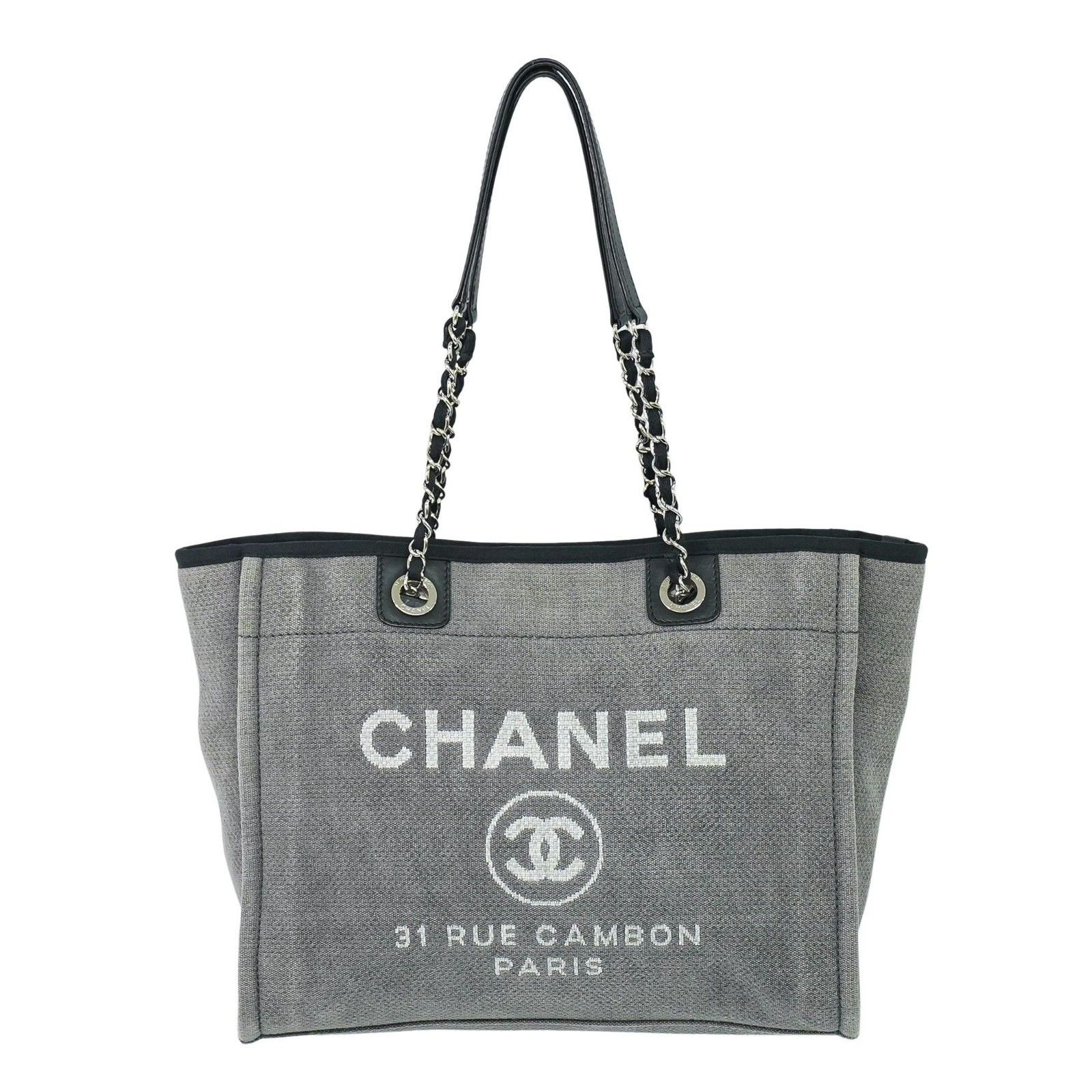 Chanel Chanel Deauville Tote Canvas Size ONE SIZE - 1 Thumbnail