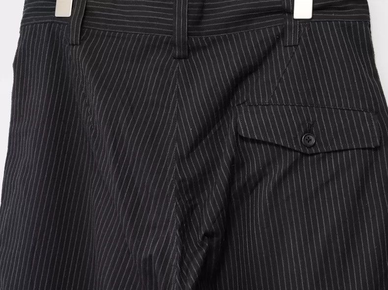 Yohji Yamamoto Yohji Yamamoto size s 96SS Dark Embroidered Stripe Pants 2 Size US 28 / EU 44 - 5 Thumbnail