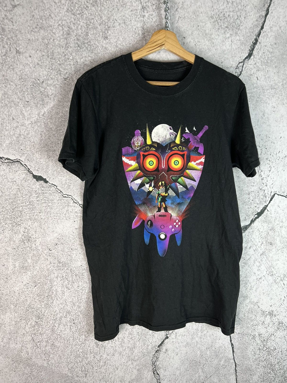 Anime × Nintendo T-shirt Legend of Zelda Twilight Princess Overprint Y2K Size US M / EU 48-50 / 2 - 1 Thumbnail