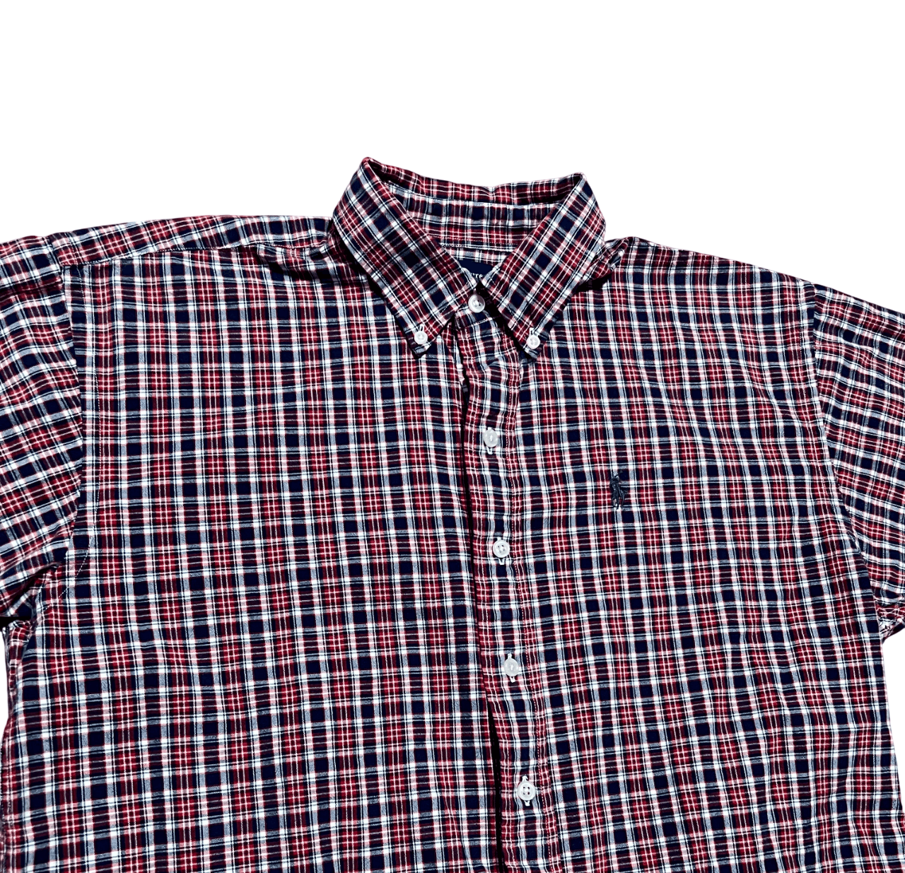 Ralph Lauren Ralph Lauren Plaid Short Sleeve Vintage Button Up Shirt Size US XL / EU 56 / 4 - 2 Thumbnail