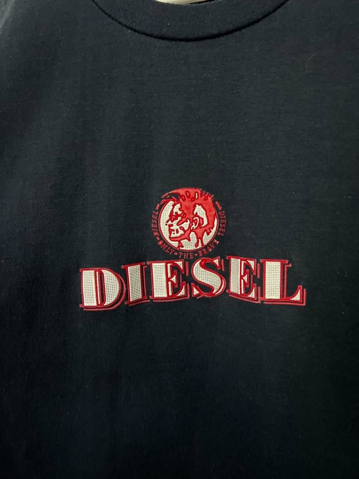 Diesel Vintage Y2K Diesel Spell Out Logo T Shirt Size US L / EU 52-54 / 3 - 2 Thumbnail