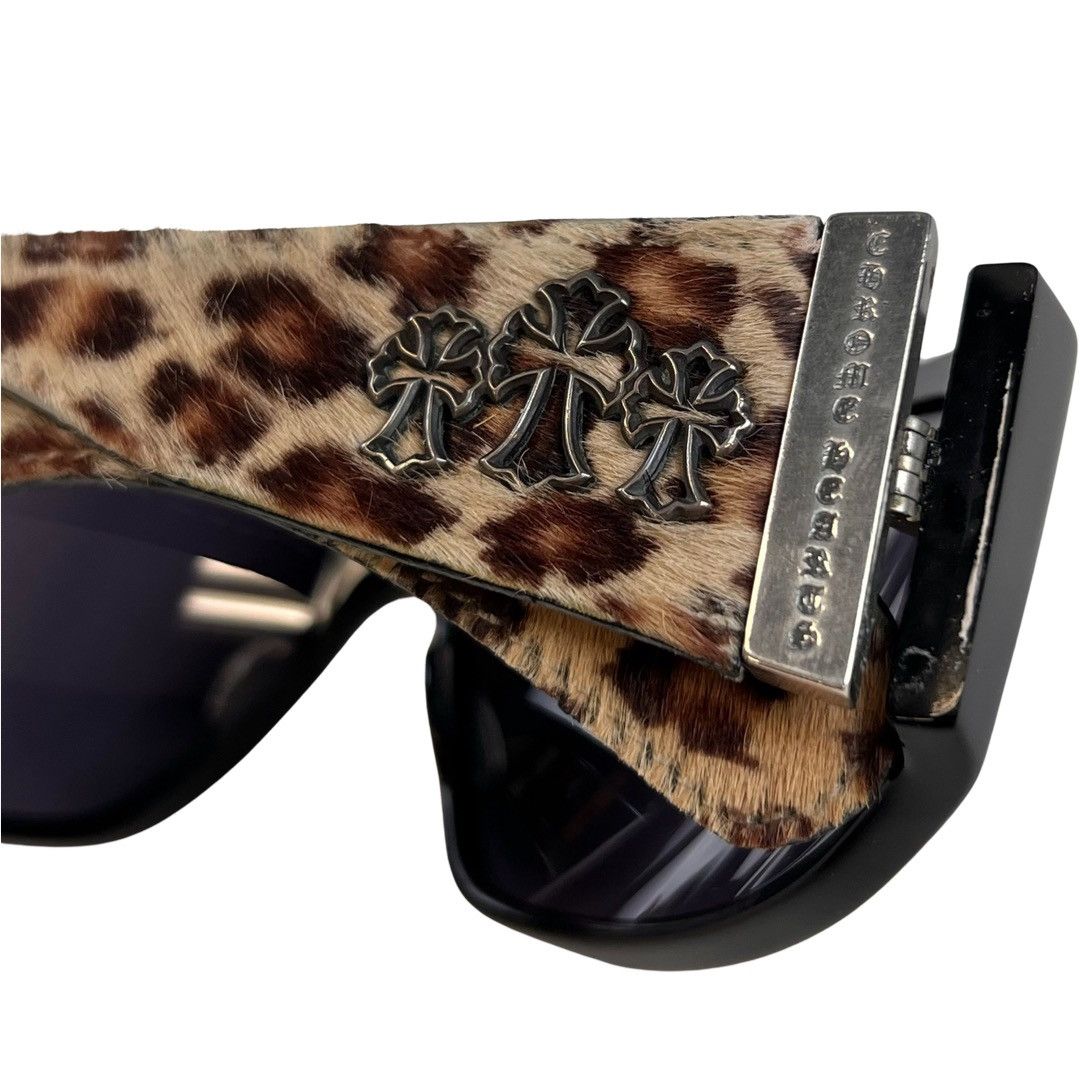 Chrome Hearts Chrome Hearts Hard James Cheetah Fur Sunglasses | Grailed