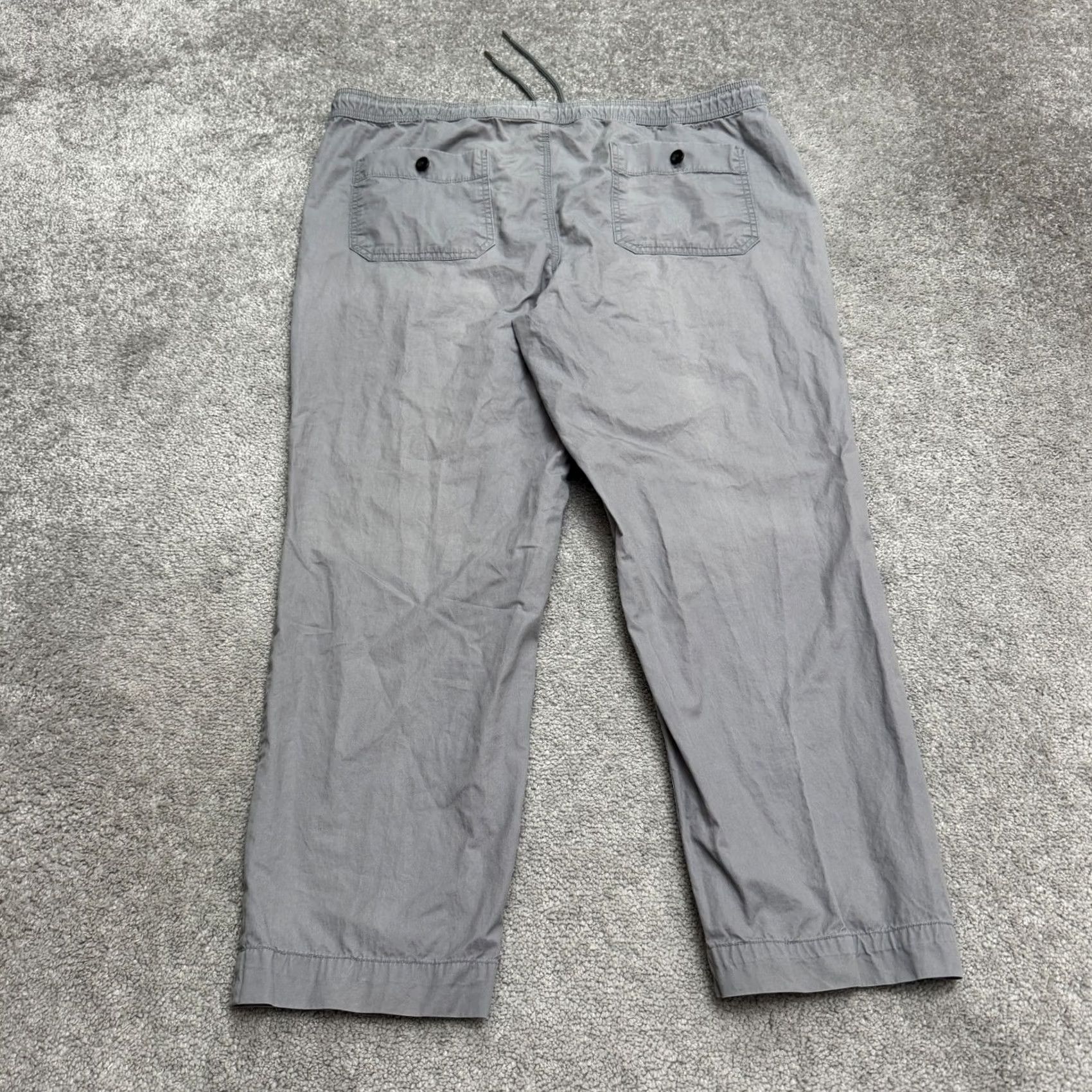 Banana Republic Banana Republic Aiden Fit Chino Pants Mens 36x32 Gray Tapered Leg Elastic Waist Size US 36 / EU 52 - 2 Thumbnail
