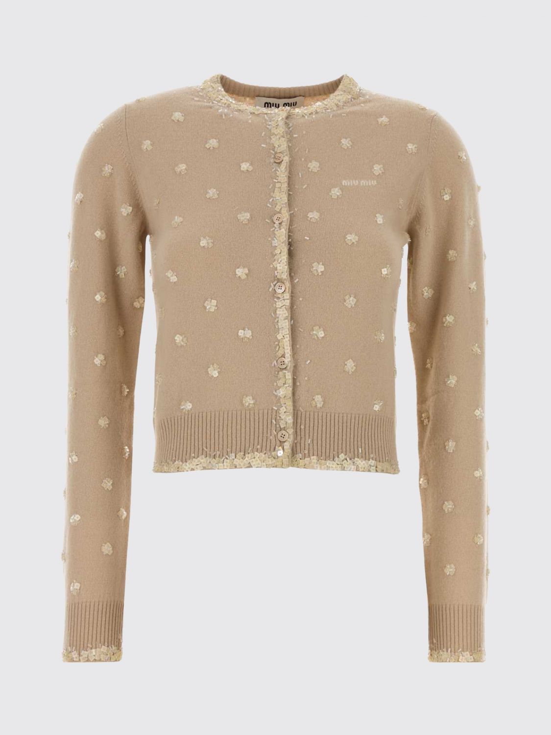 Miu Miu Miu Miu Sweater Woman White Size S / US 4 / IT 40 - 1 Preview