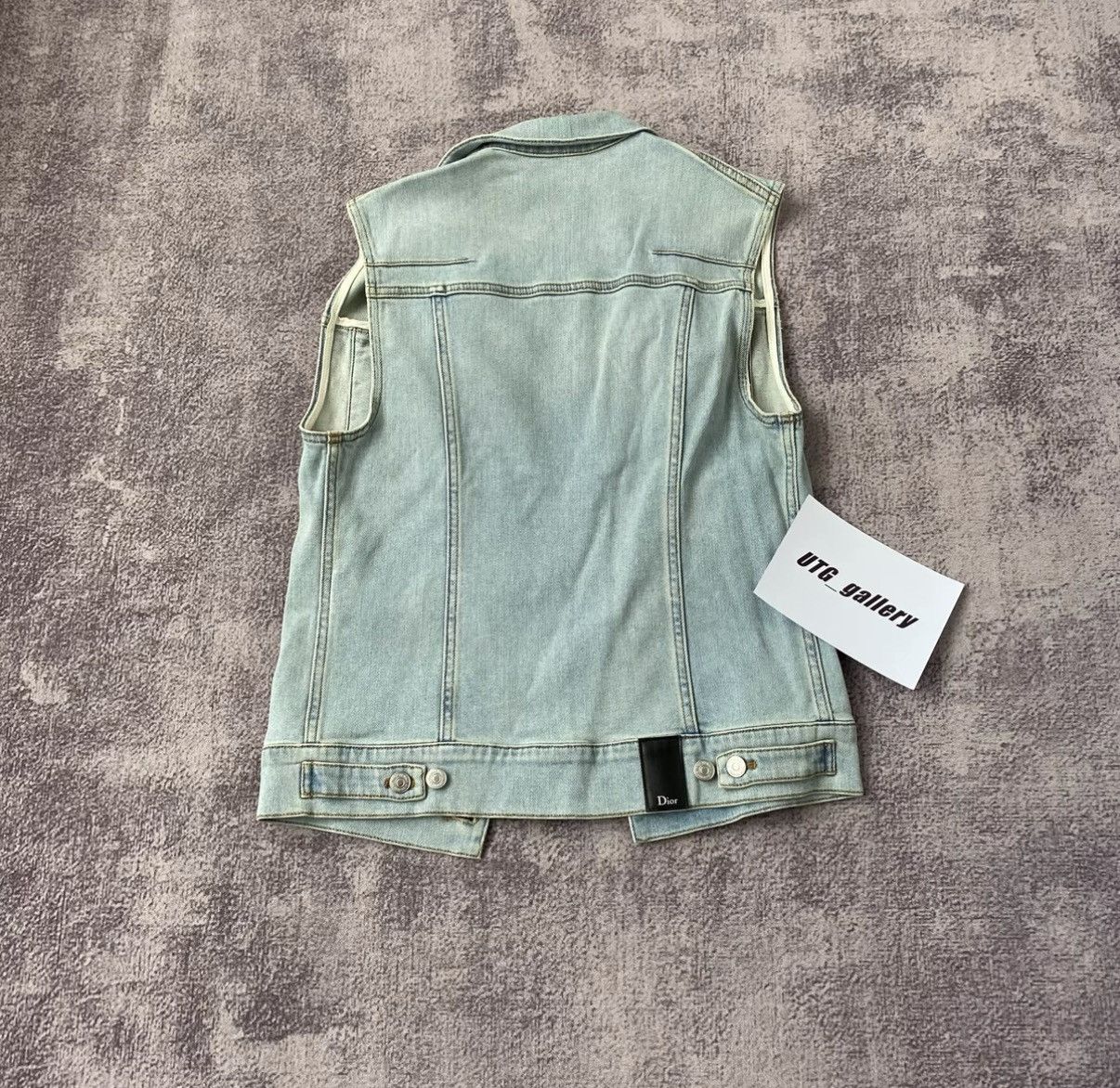 Dior Dior Homme Blue Denim Vest Jacket Size US M / EU 48-50 / 2 - 3 Thumbnail