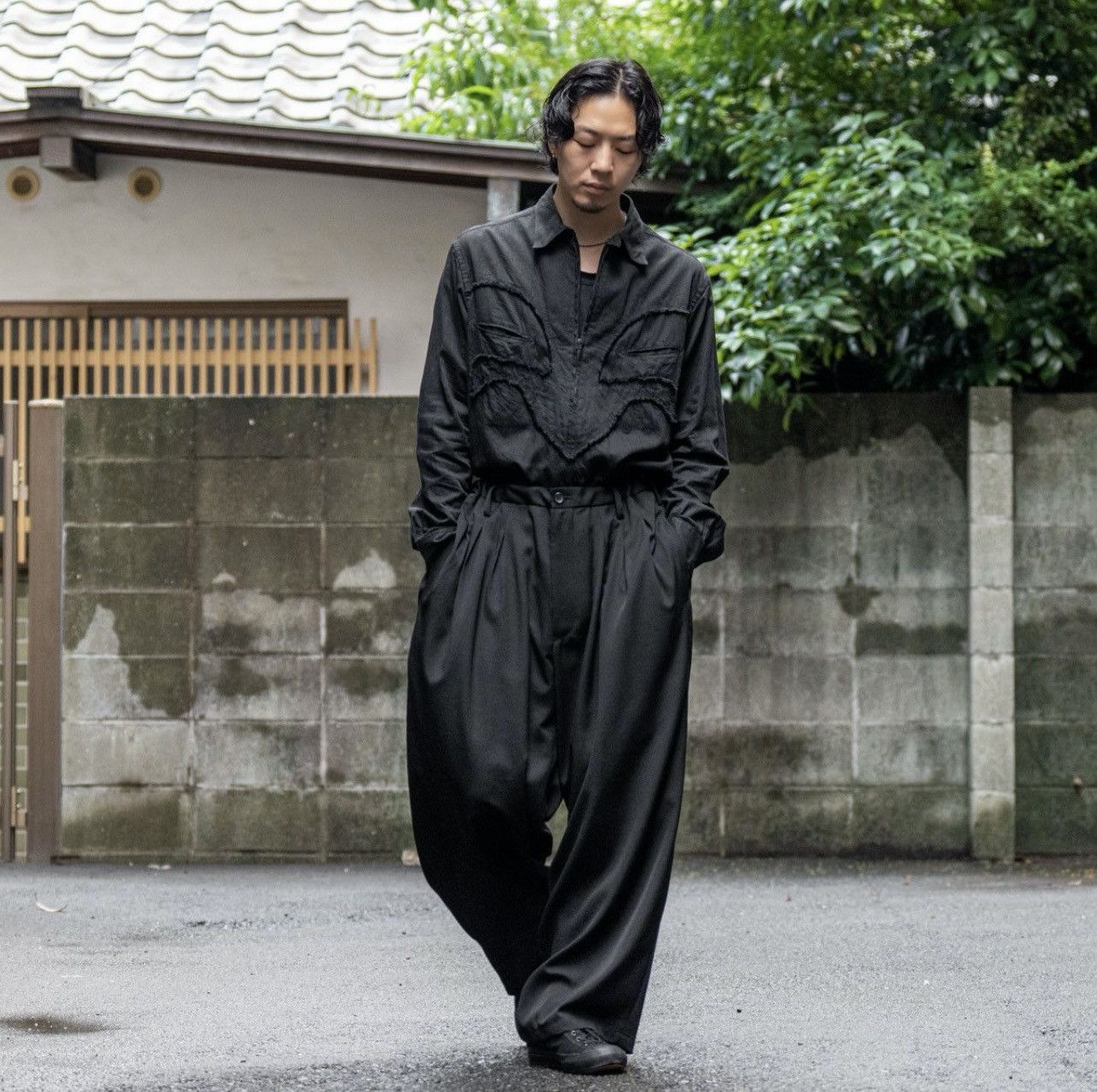 Yohji Yamamoto Yohji Yamamoto Pour Homme 12 Tuck Thick Wide Trousers Size US 34 / EU 50 - 7 Thumbnail