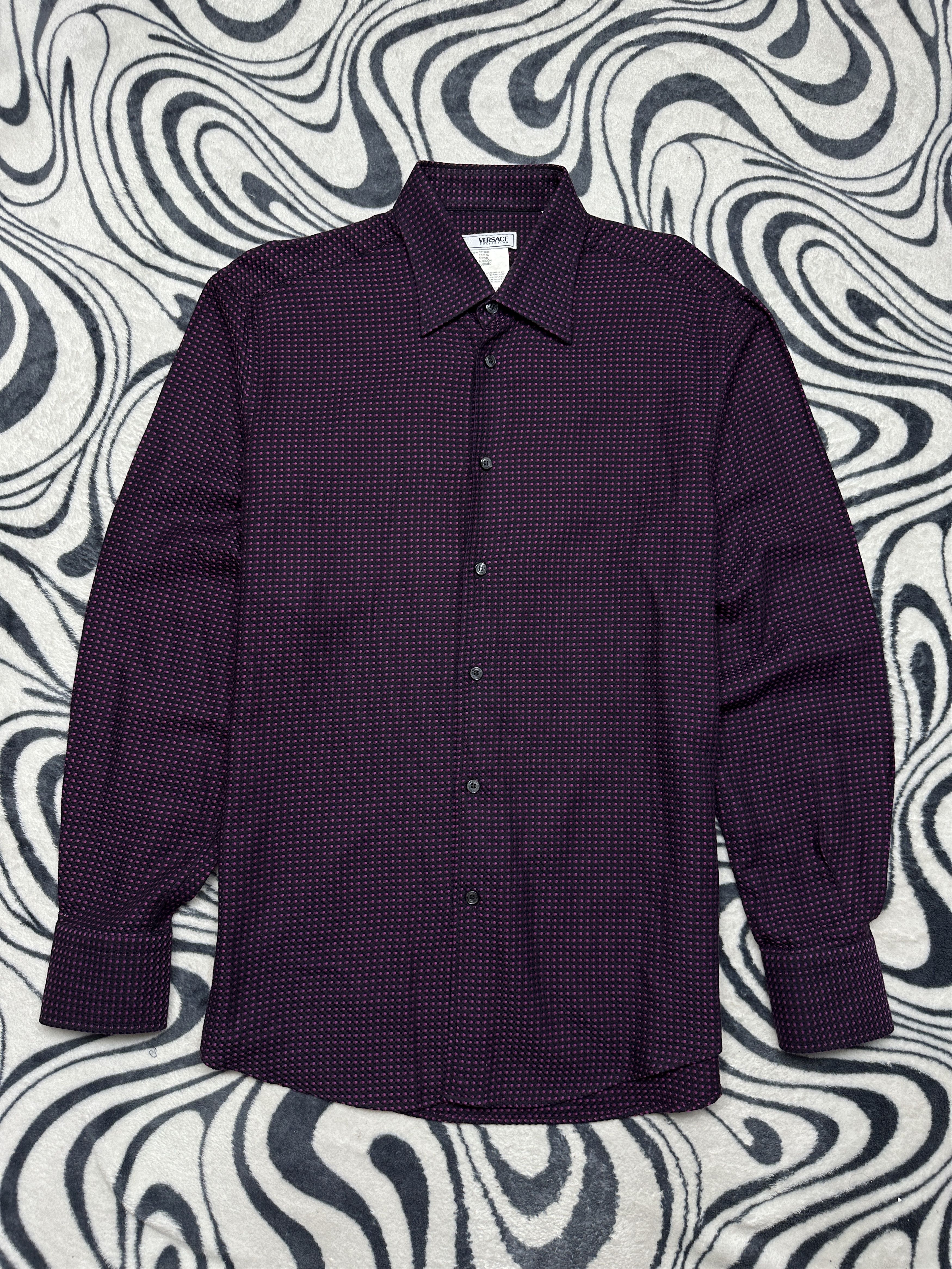 Versace Versace Collection Mens Long Sleeve Shirt Size US L / EU 52-54 / 3 - 1 Thumbnail