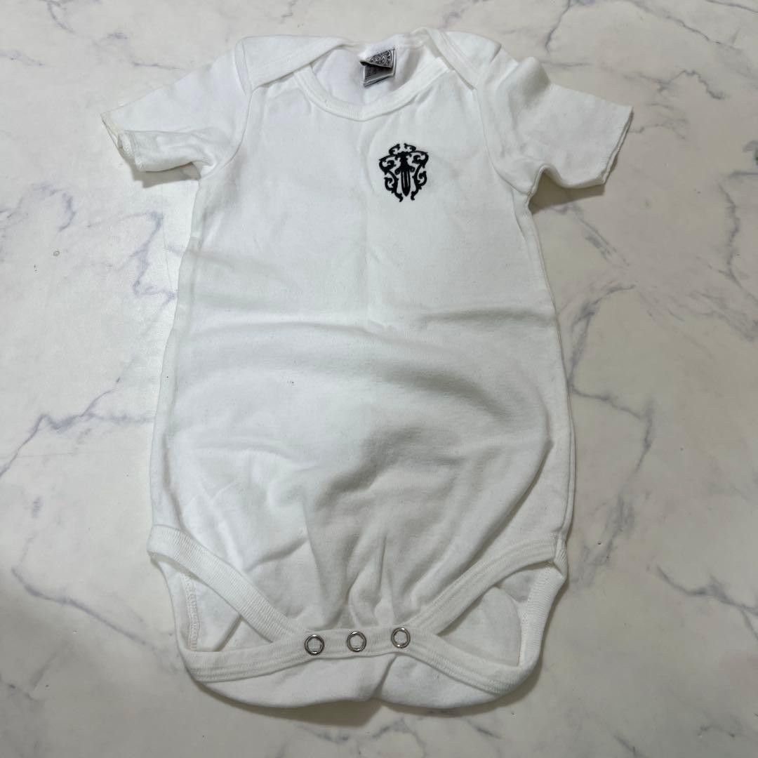 Chrome Hearts CHROME HEARTS Baby Romper White Size 24 Months Size ONE SIZE - 1 Thumbnail