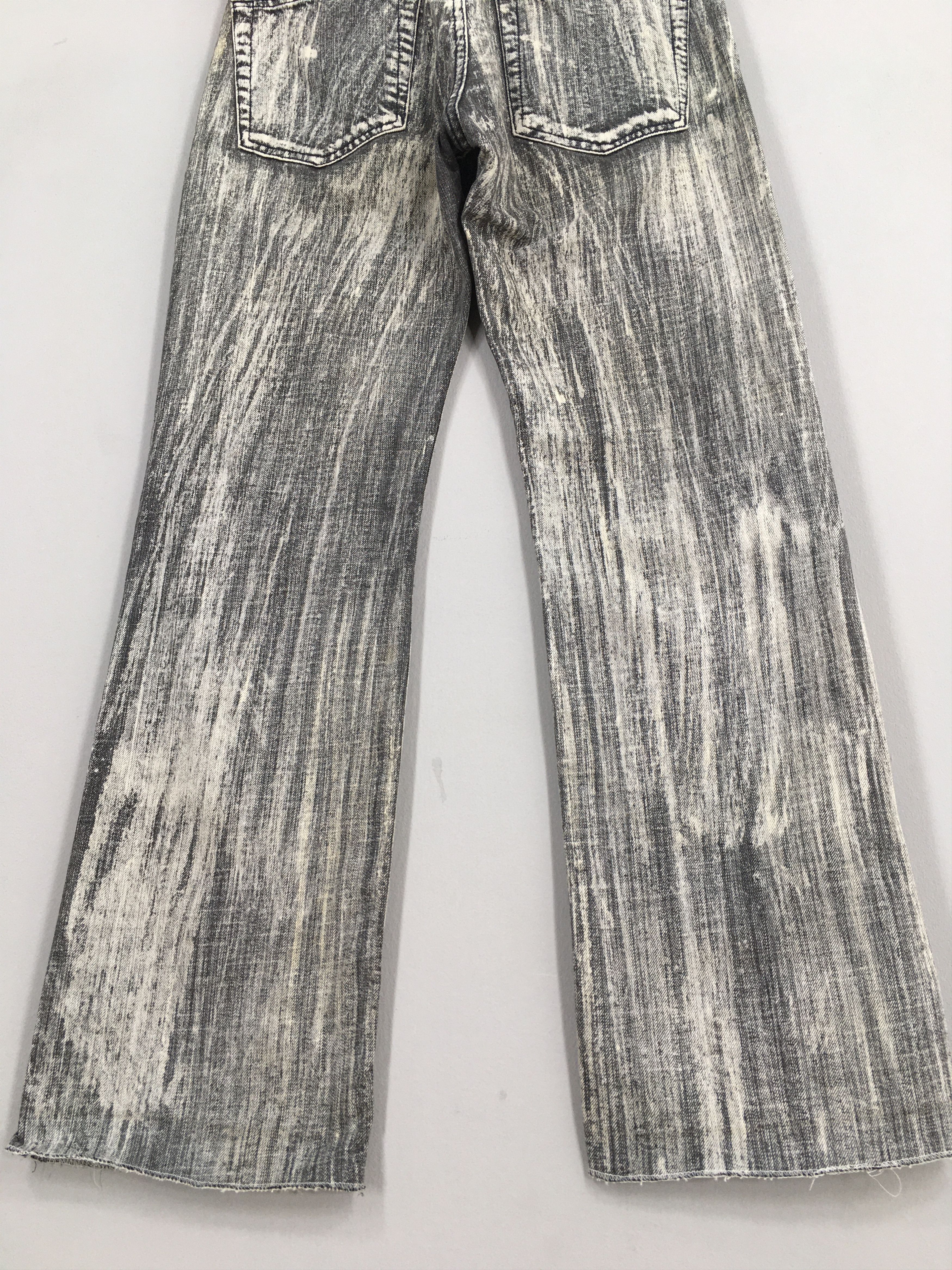 Tornado Mart Vintage Devil Skull Bleach Flared Pants Painter Punk S944 Size US 28 / EU 44 - 10 Thumbnail