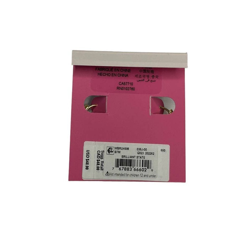 Kate Spade Kate Spade Cubic Zirconia Pink Pave Mini Huggies Earrings Size ONE SIZE - 12 Thumbnail