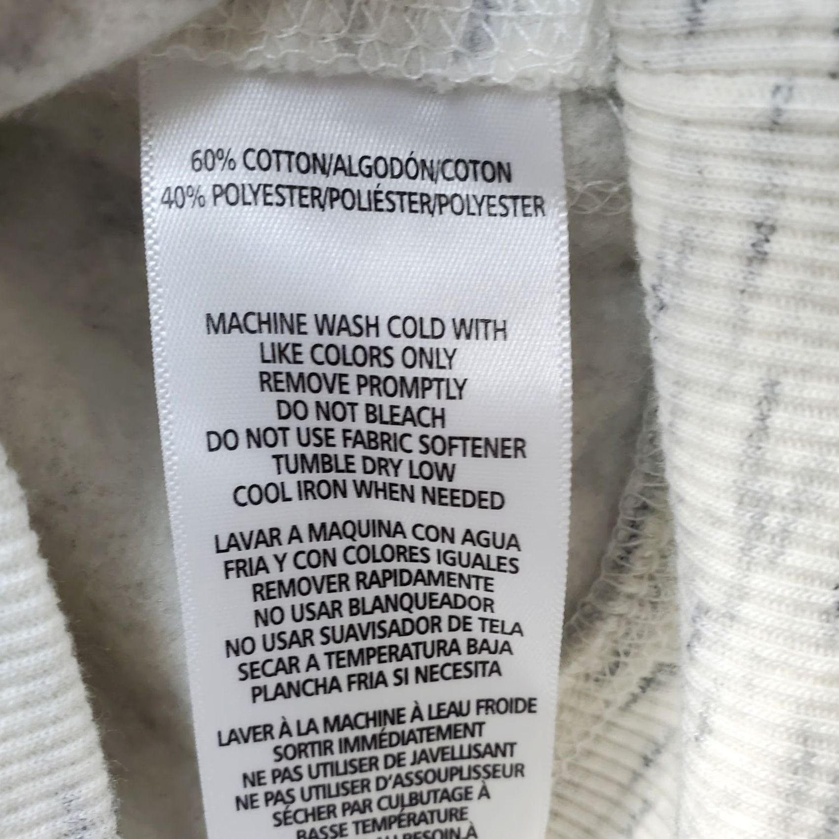 Calvin Klein Calvin Klein Performance Hoodie Womens L Space Dye Quick Dry Pullover Size L / US 10 / IT 46 - 6 Thumbnail