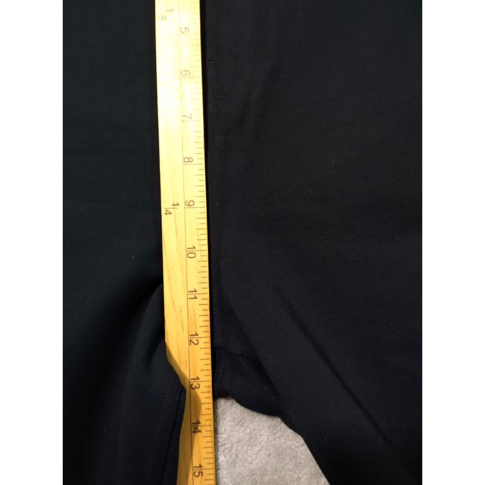 Spanx Spanx Pants Womens Large Black Stretch Skinny Ankle High Rise Pull On Slim Front Flat Front Spring Fall Winter Casual Business Mens Womens Size 36" / US 14 / IT 50 - 4 Thumbnail