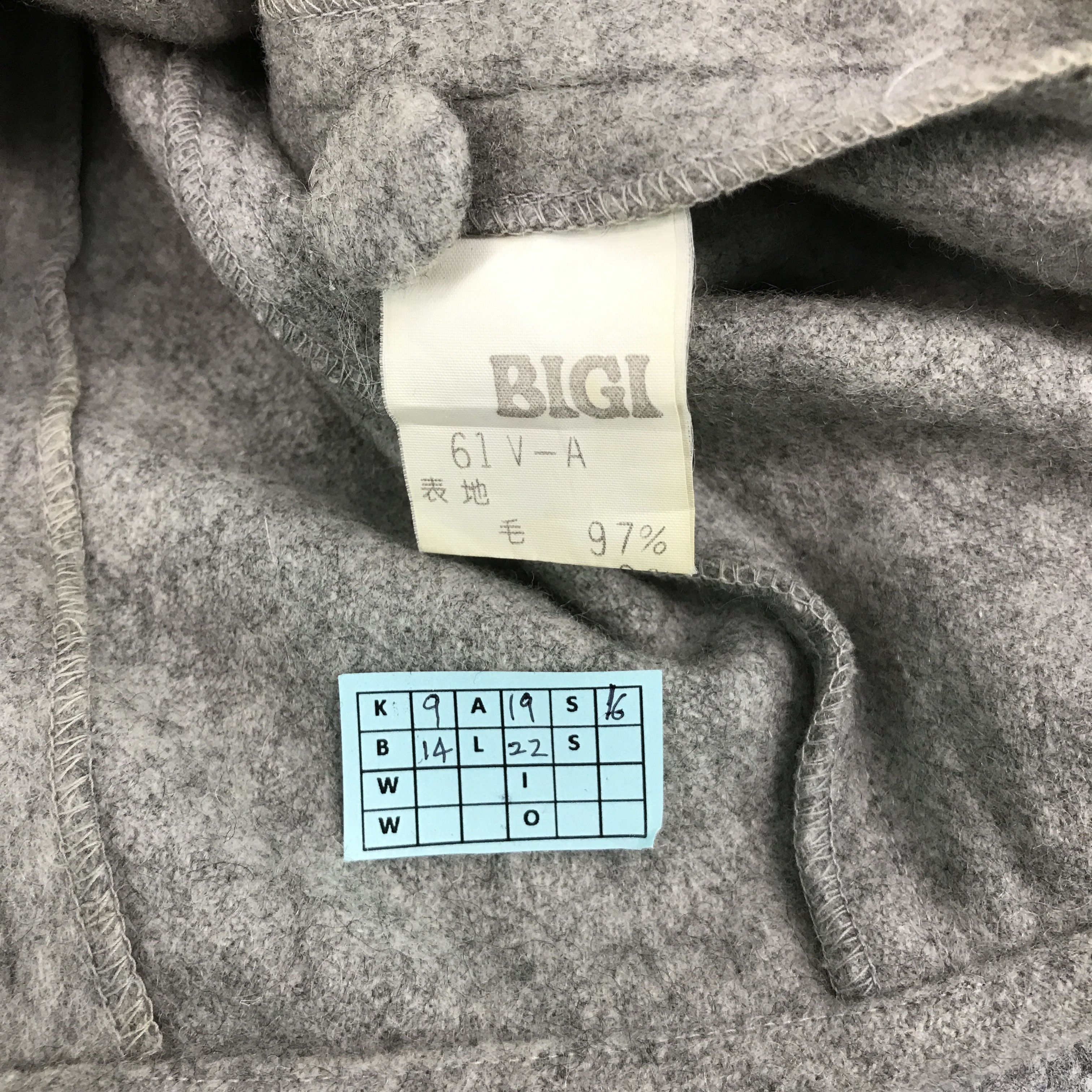 BIGI × Japanese Brand BIGI JAPAN WOOL BUTTON VESTS Size US M / EU 48-50 / 2 - 9 Thumbnail