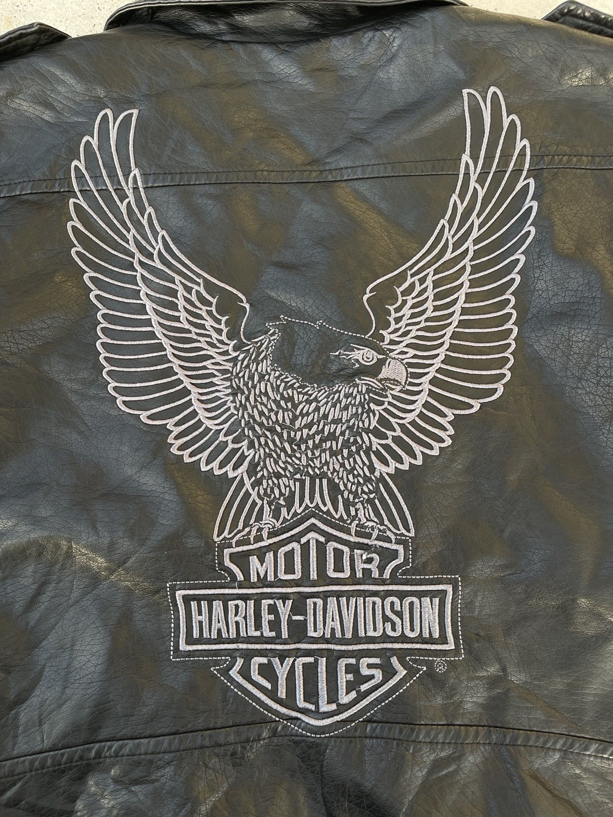 Harley Davidson Harley Davidson Y2K Moto Racing Leather Jacket Size US S / EU 44-46 / 1 - 12 Thumbnail