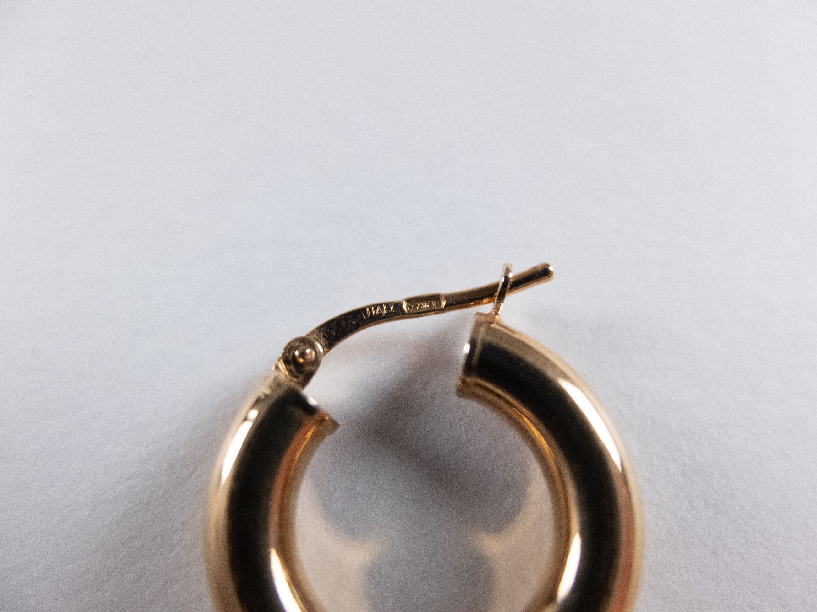Bottega Veneta BOTTEGA VENETA Essentials gold plated silver hoop earrings q Size ONE SIZE - 4 Thumbnail