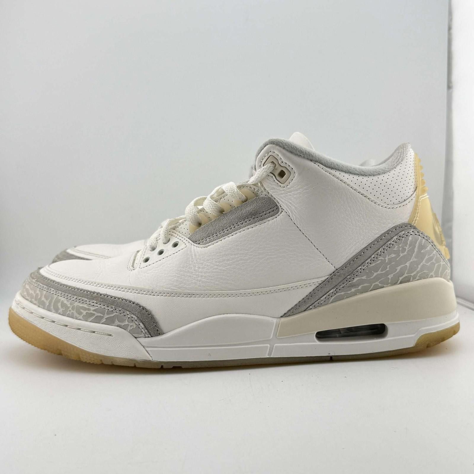 Nike Jordan 3 Retro Craft Ivory US 11.5 Used with Box FJ9479-100 Size US 11.5 / EU 44-45 - 2 Thumbnail