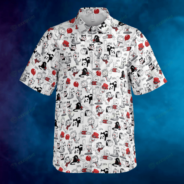 Designer × The Unbranded Brand Horror Kitten Button Down Shirt Size US L / EU 52-54 / 3 - 3 Thumbnail