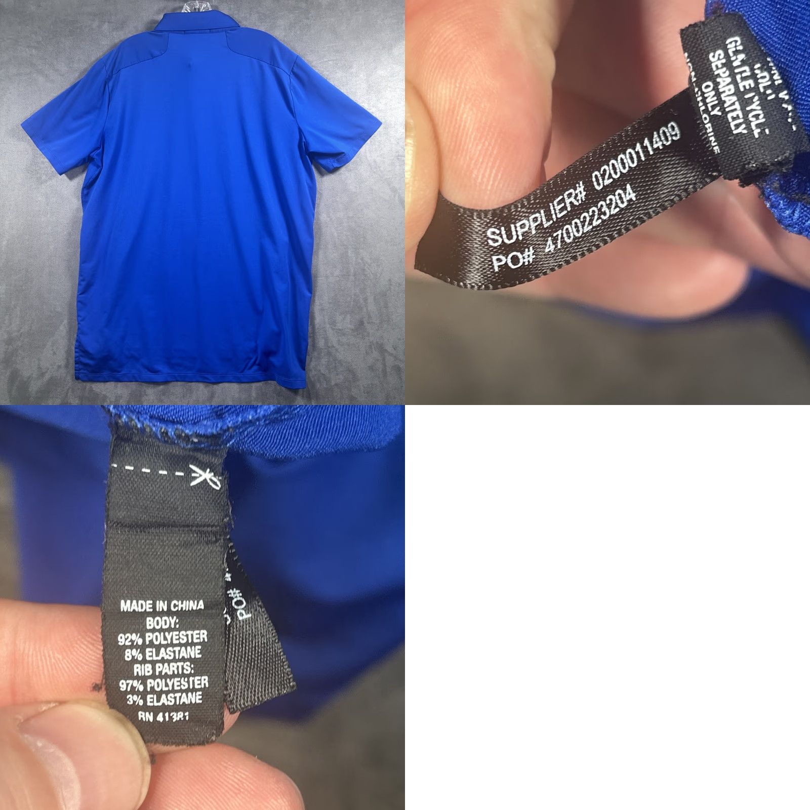 RLX Ralph Lauren RLX Ralph Lauren Shirt Mens L Blue Polo Short Sleeve Stretch Golf Classic Preppy Solid Size US L / EU 52-54 / 3 - 8 Thumbnail