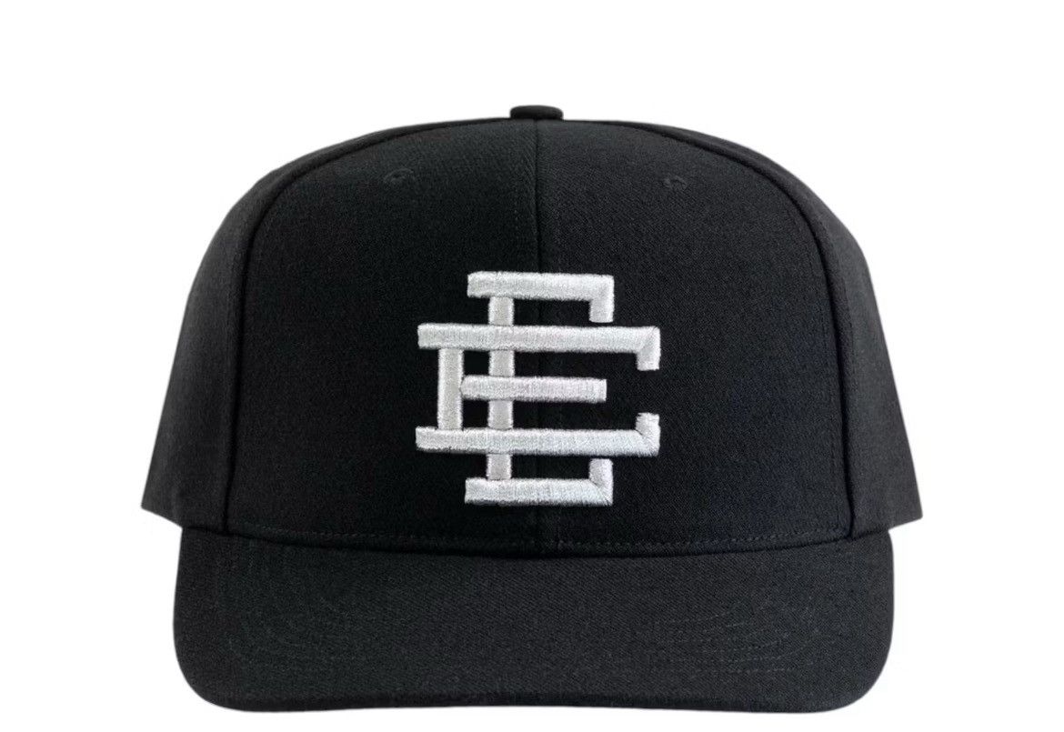 Eric Emanuel Eric Emanuel black w silver EE snapback hat Size ONE SIZE - 1 Thumbnail