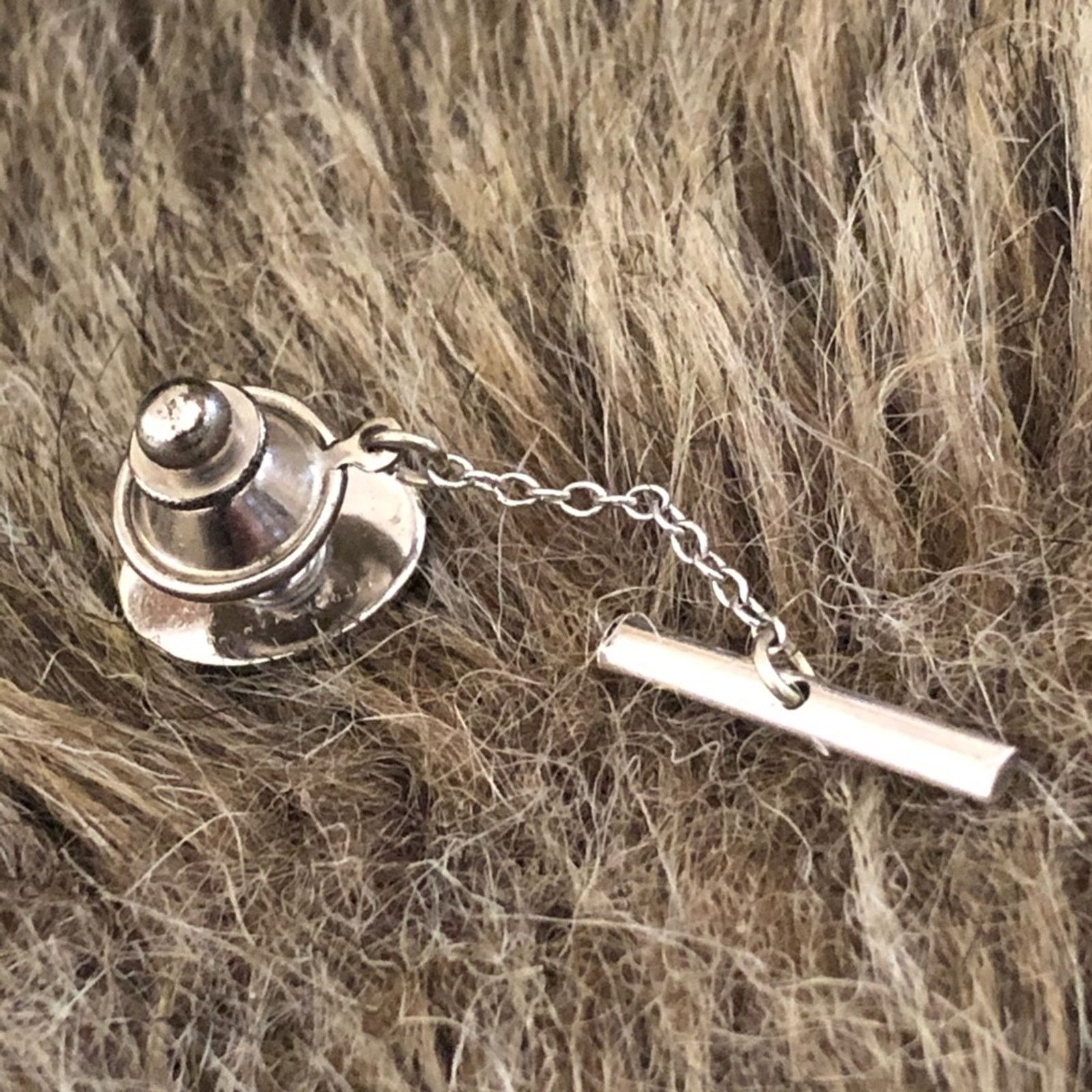 Vintage Vintage 60s sterling la mode diamond cut tie pin Size ONE SIZE - 2 Thumbnail