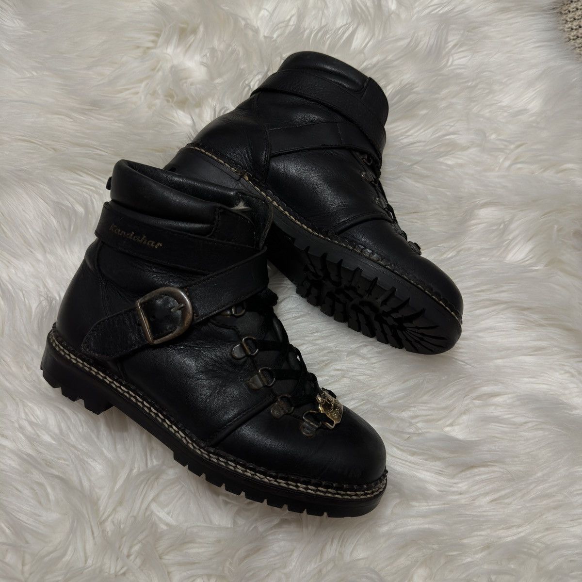 Vintage Kandahar Leather Boots Rare shoes Size US 6 / IT 36 - 1 Thumbnail