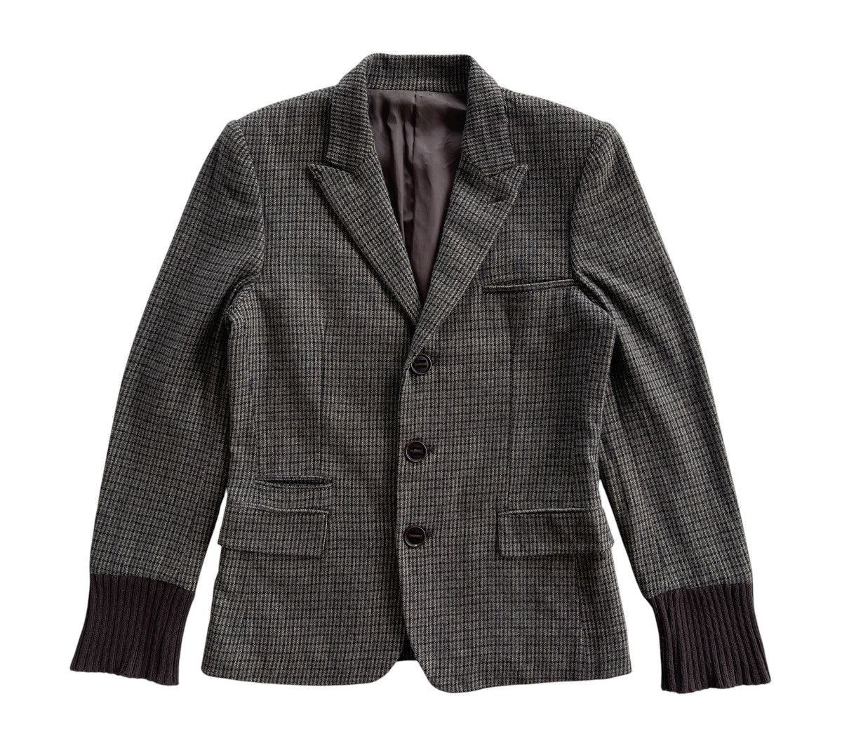 Undercover AW2011 Undercoverism Houndstooth Hooded Coat Size US S / EU 44-46 / 1 - 4 Thumbnail