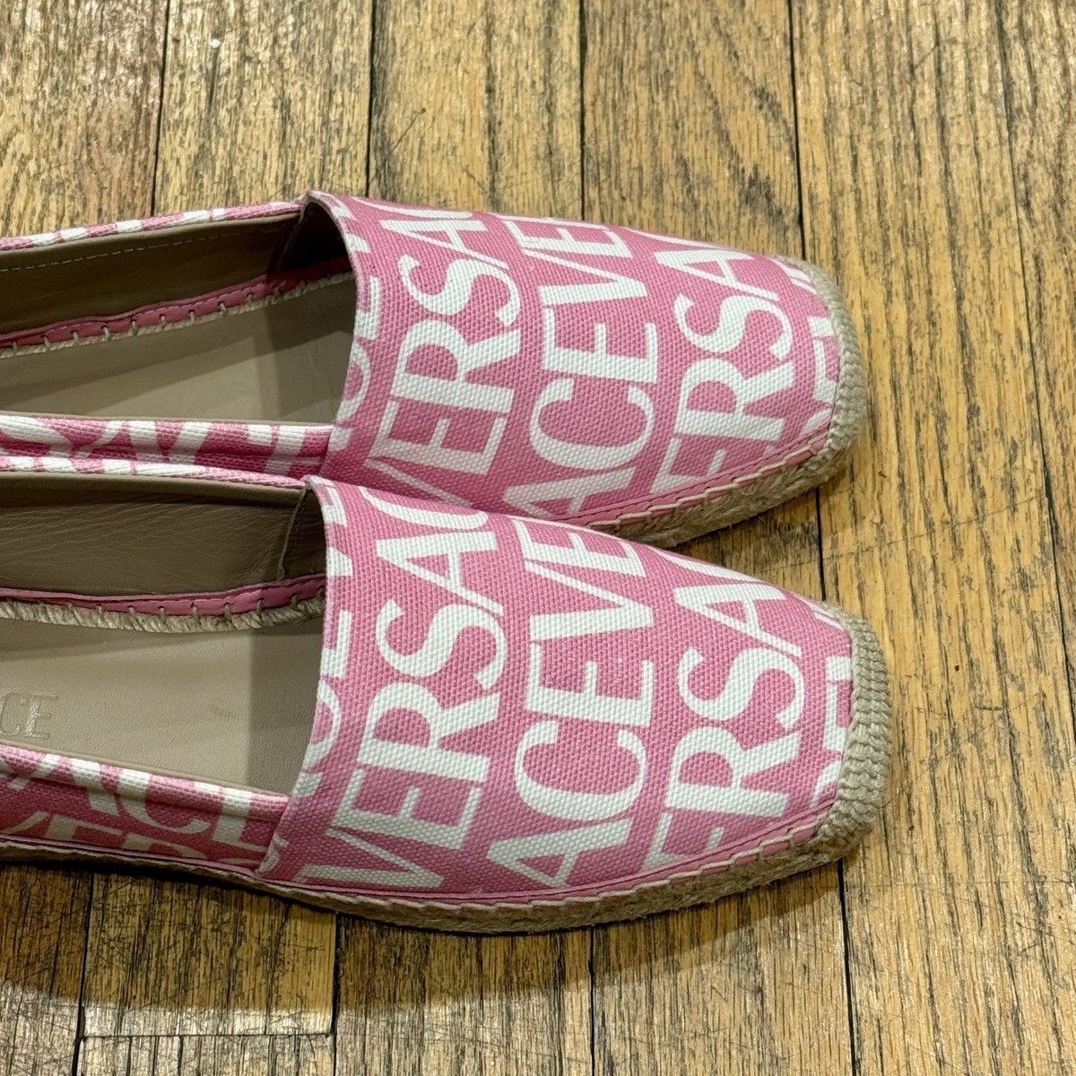 Versace Versace Women's Pink Espadrilles Size US 8.5 / IT 38.5 - 5 Thumbnail