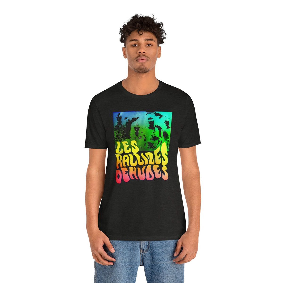 Other Les Rallizes Denudes Black Softstyle Unisex Tee Gradient New Size US L / EU 52-54 / 3 - 5 Thumbnail