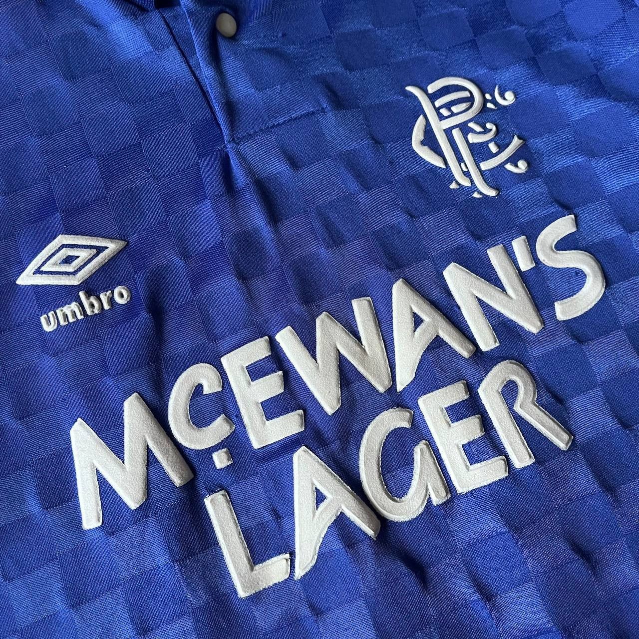 Vintage Umbro Glasgow Rangers Football Shirt 1987-1990 Size US S / EU 44-46 / 1 - 7 Thumbnail