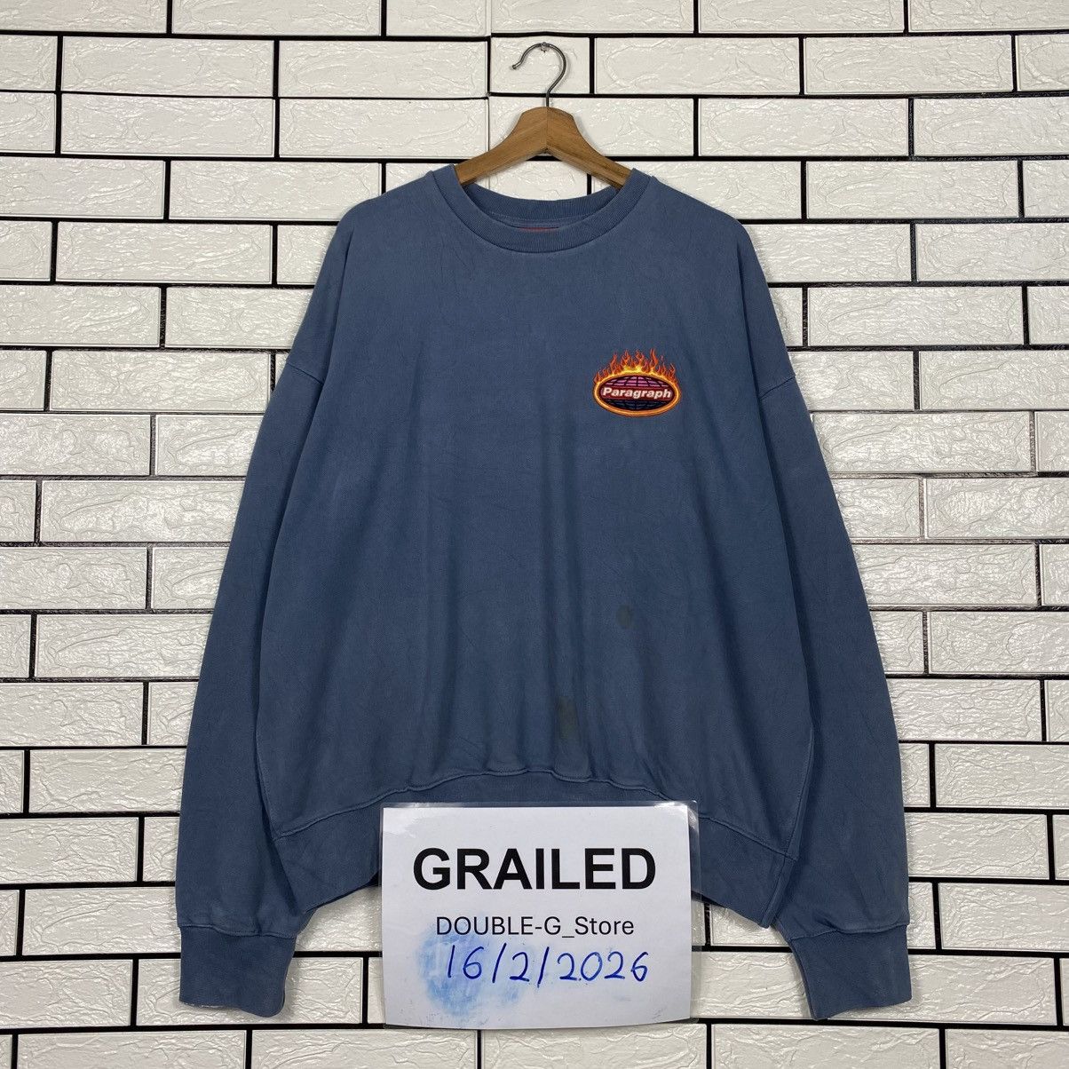 Japanese Brand Vintage Sweatshirt Skateboard Pob Paragraph Size US M / EU 48-50 / 2 - 1 Thumbnail