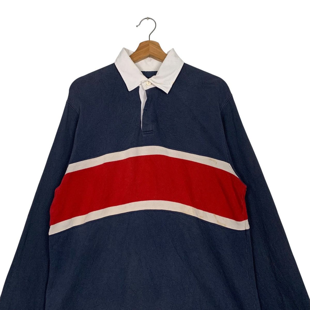 Gap Vintage Gap Rugby Polo Sweater Size US M / EU 48-50 / 2 - 2 Thumbnail