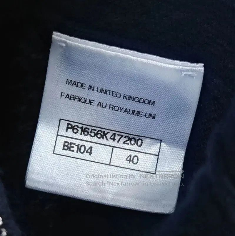 Chanel Chanel Navy Blue Cashmere Cardigan with Logo . Size M / US 6-8 / IT 42-44 - 5 Thumbnail