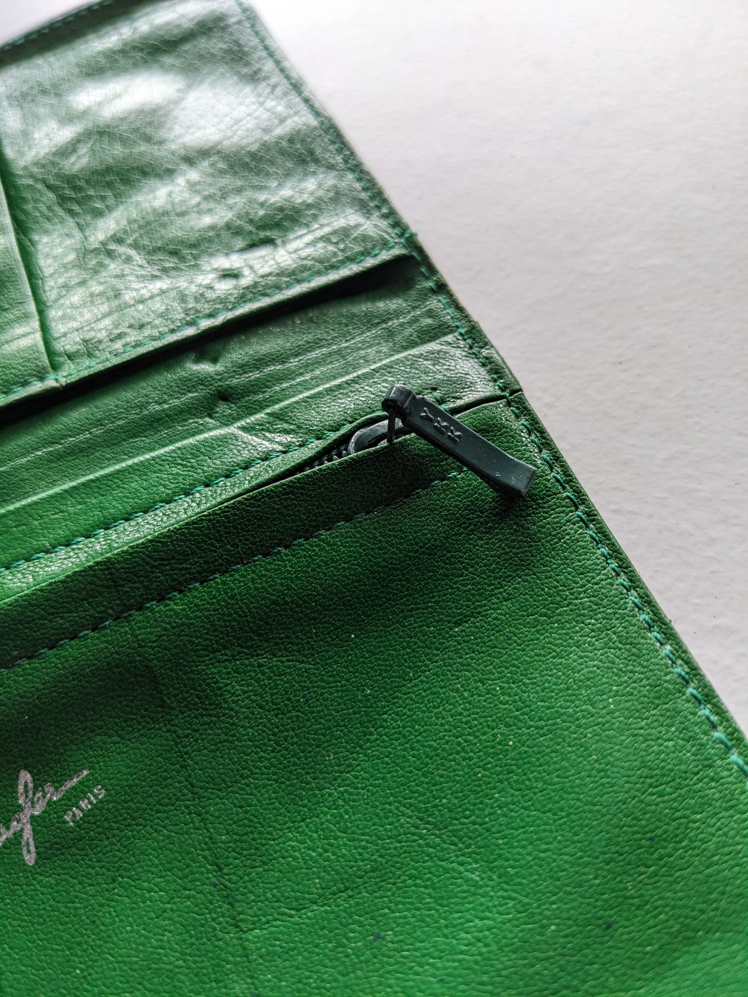 Thierry Mugler × Vintage Vintage Thierry Mugler long wallet leather Size ONE SIZE - 9 Thumbnail