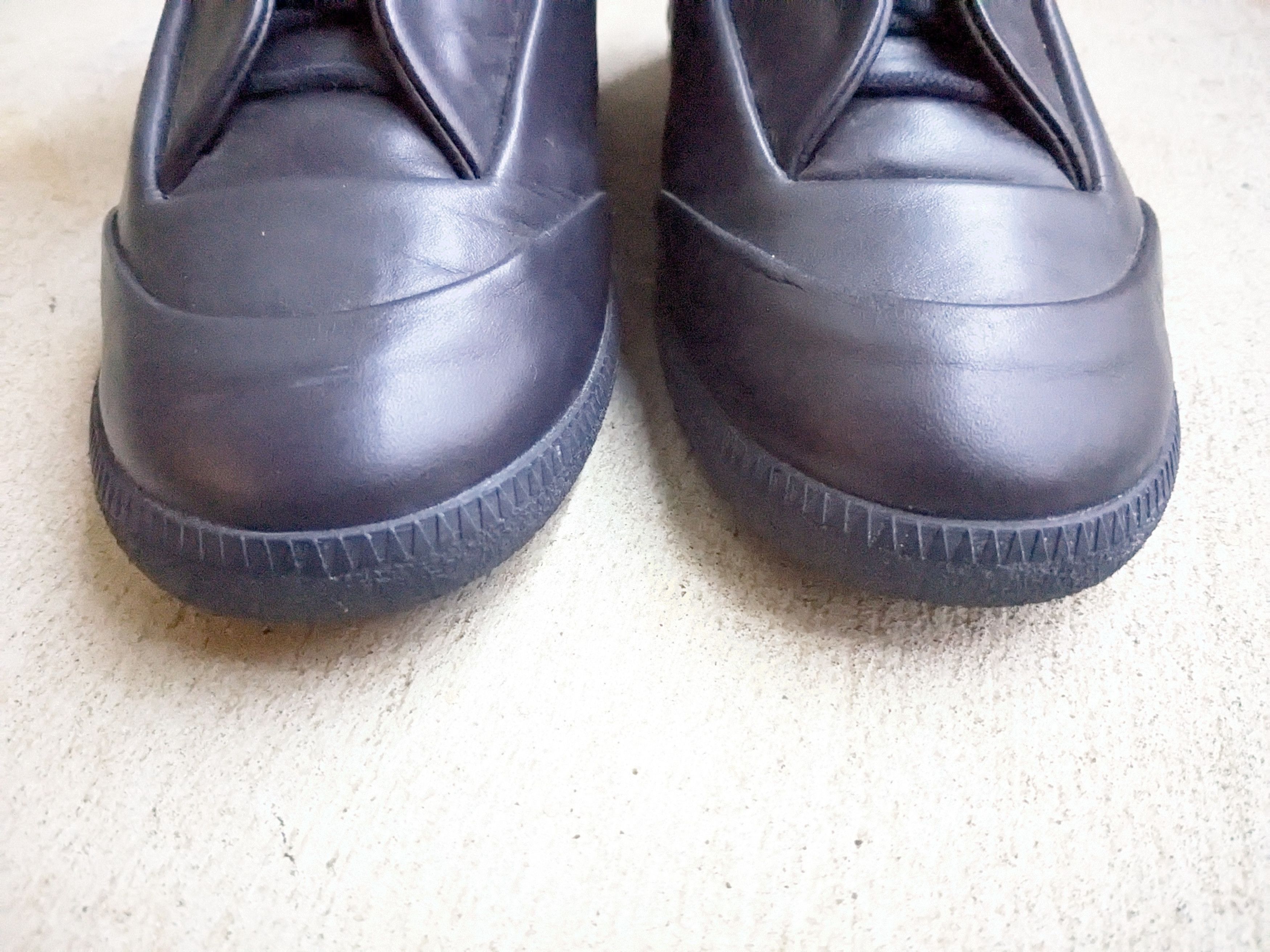 Maison Margiela Maison Margiela Future High Tops Navy Blue 11 44 Leather Size US 11 / EU 44 - 2 Thumbnail