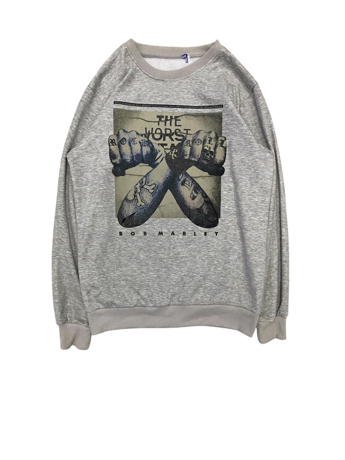 Band Tees Vintage BoB Marley Tattoo skull sweatshirt Size US M / EU 48-50 / 2 - 1 Thumbnail