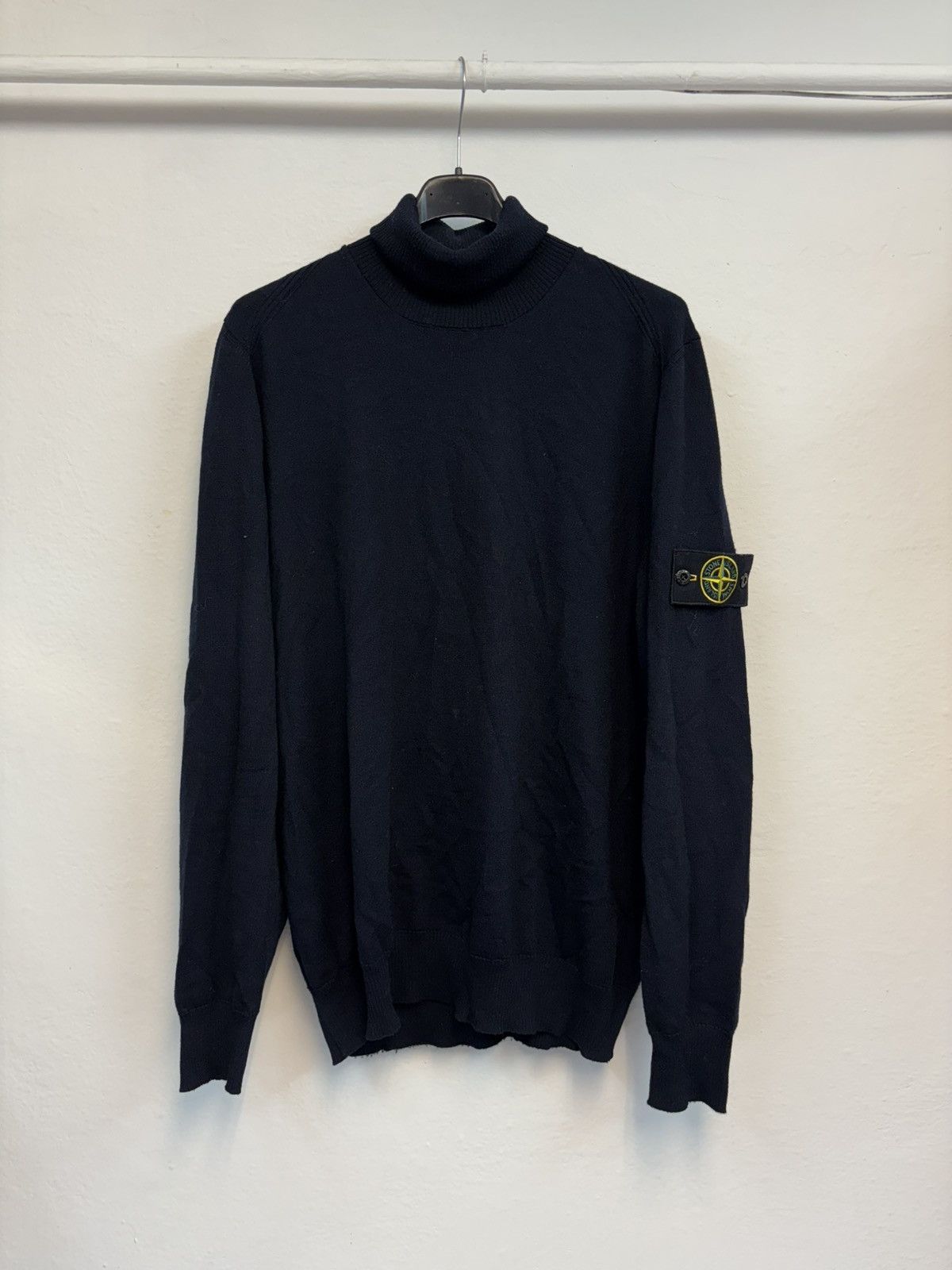 Designer × Stone Island Stone Island Sweater Knit Turtle Neck Casual Designer Drill Size US XL / EU 56 / 4 - 1 Thumbnail