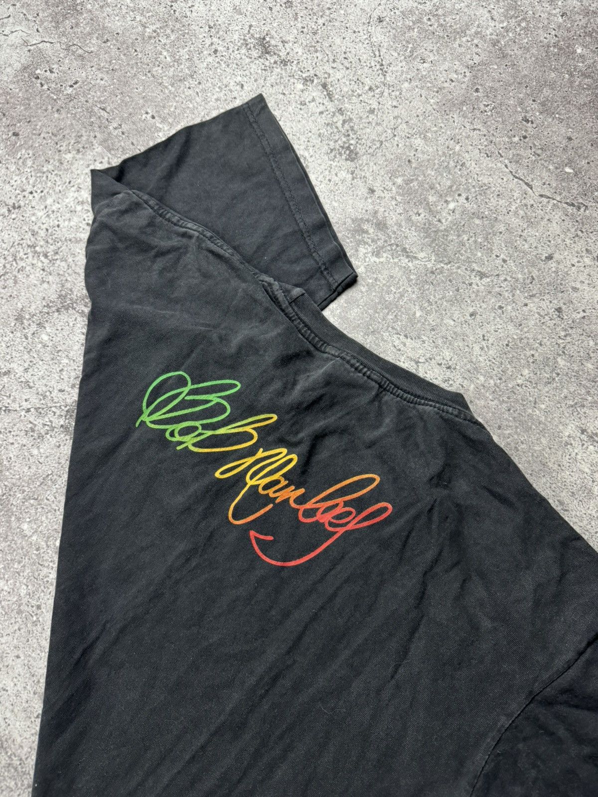 Band Tees 🥦 BOB MARLEY VINTAGE JAMAICA RASTA T-SHIRT FEE YOUR MIND Y2K Size US L / EU 52-54 / 3 - 5 Thumbnail