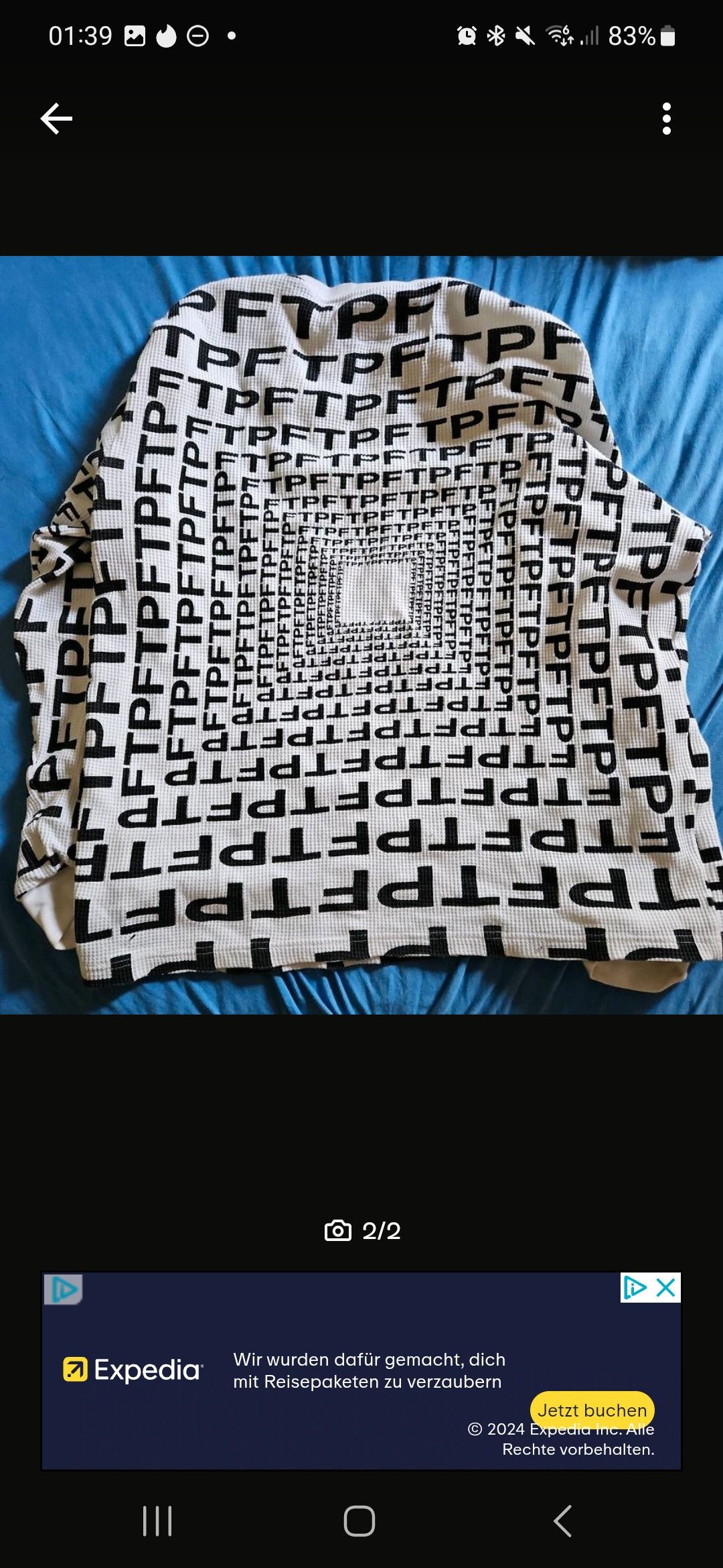 Fuck The Population FTP Felle Felle Thermal Size US L / EU 52-54 / 3 - 1 Thumbnail