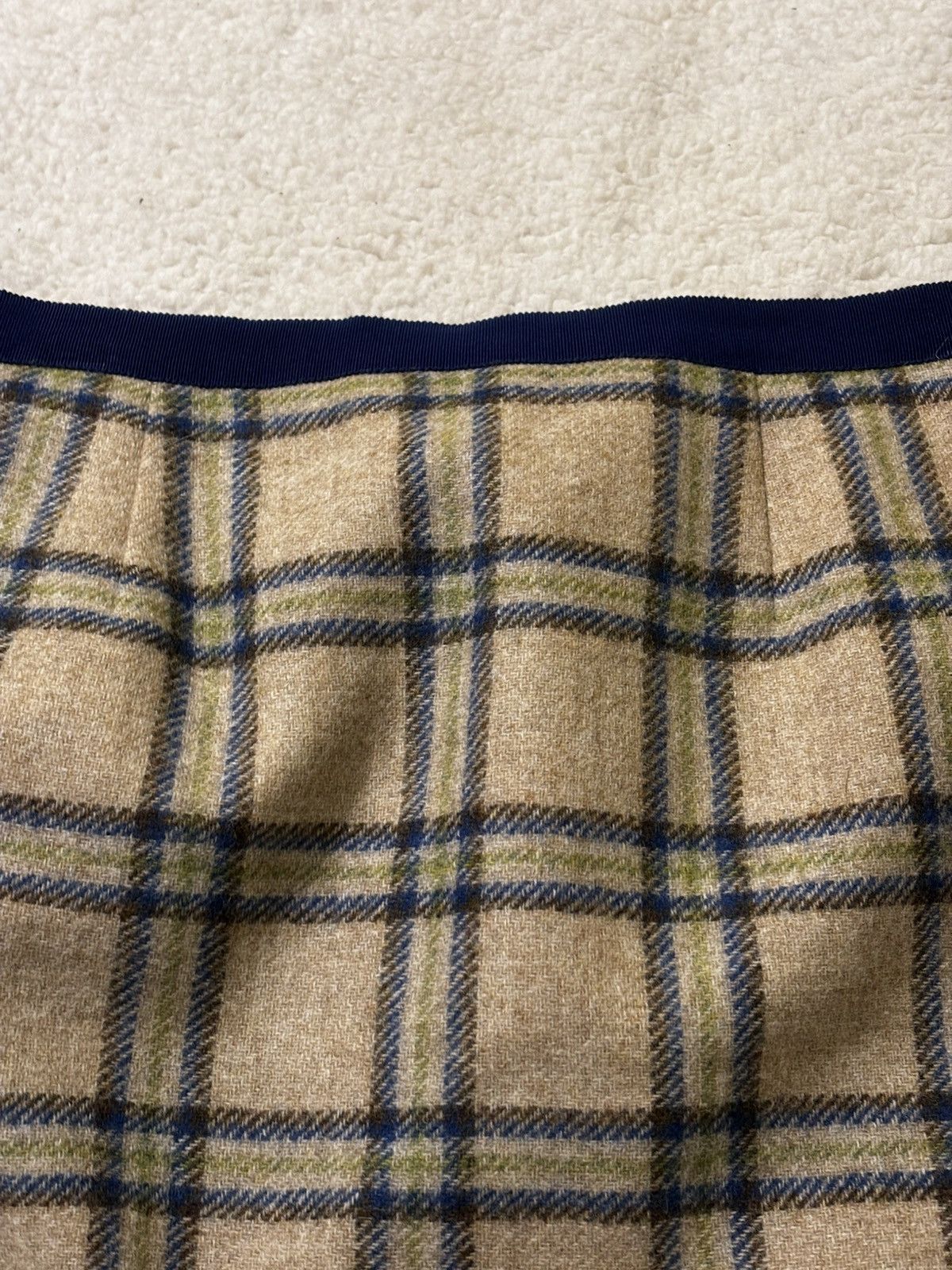 Boden Beige wool skirt0529 Size 29" - 8 Thumbnail