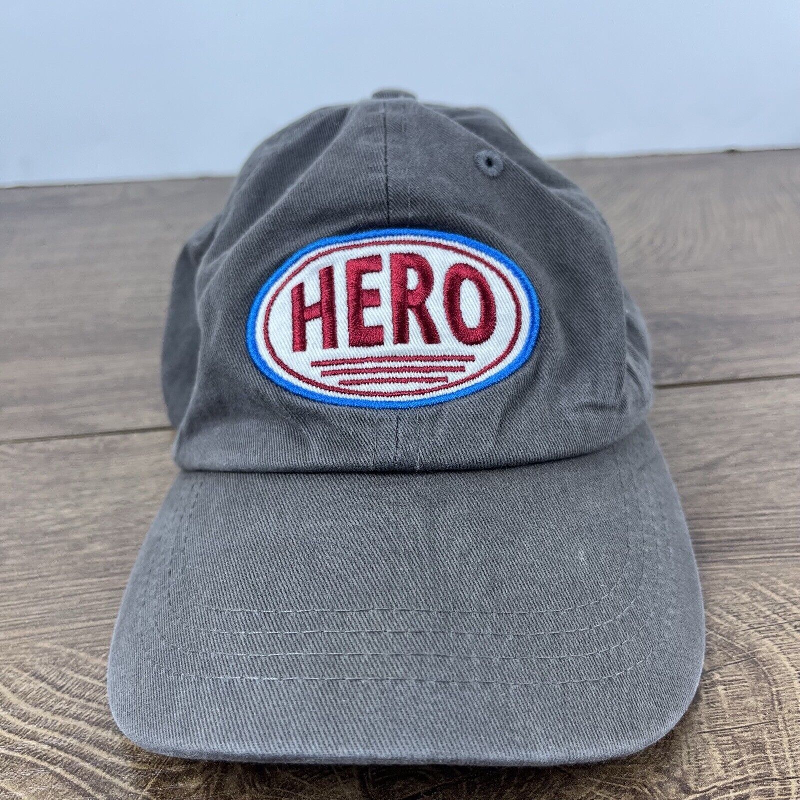 Other Hero Hat Hero Gray Ball Cap Hat Gray Adjustable Hat Gray Adu Size ONE SIZE - 2 Thumbnail