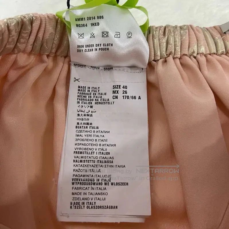 Miu Miu Miu Miu Pink Cotton Summer Mini Skirt . Size 26" / US 2 / IT 38 - 4 Thumbnail