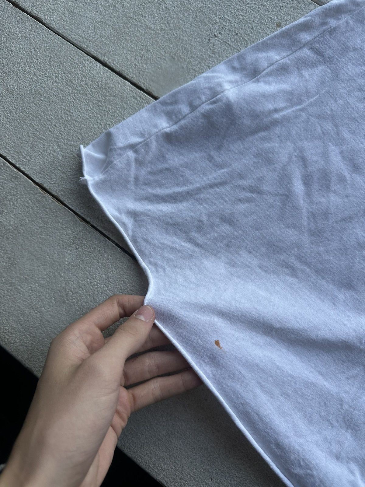 Rundholz RUNDHOLZ 🚨 WHITE T-SHIRT RARE AVANT GARDE OPIUM Size L / US 10 / IT 46 - 15 Thumbnail